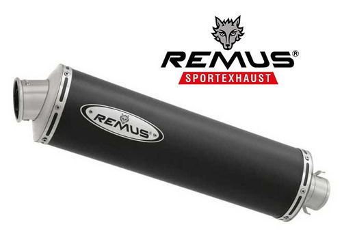 Remus GP Revolution – Satin Black Stainless Steel - XRV750 - NO LINK PIPE