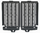 BMW R1200GS/GSA - Set Of Radiator Guards - Black