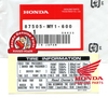 OEM Honda Decal - Tyre Information