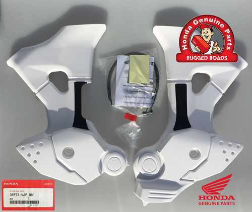 OEM Honda Frame Guards WHITE - CRF1000 & CRF1000 Adventure Sport