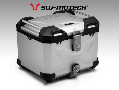 SW Motech TRAX Adventure Top Case System - SILVER for Honda CRF1000 Adventure Sport (2018>)