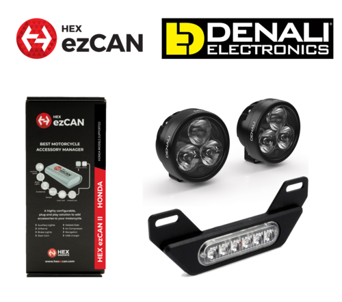 HEX ezCAN II / Denali D3 & B6 Light Kit - CRF1100 Africa Twin