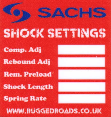 Sachs Shock Settings