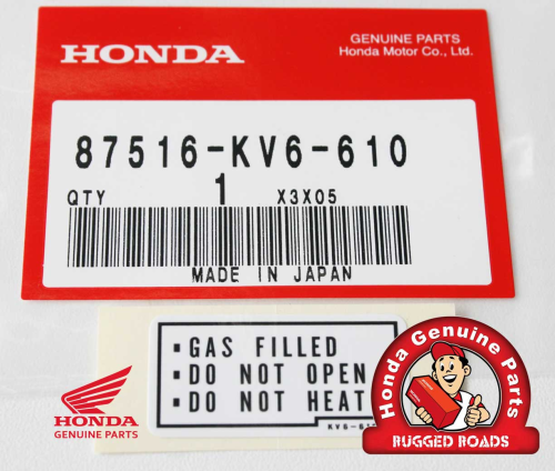 OEM Honda Decal - Shock Absorber