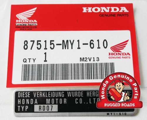 OEM Honda Decal - Fairing Mark