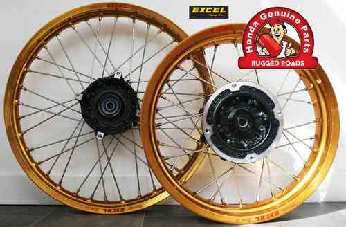 Wheelset - Front and Rear Wheels Complete GOLD - RD04/07/07A (1990-03)