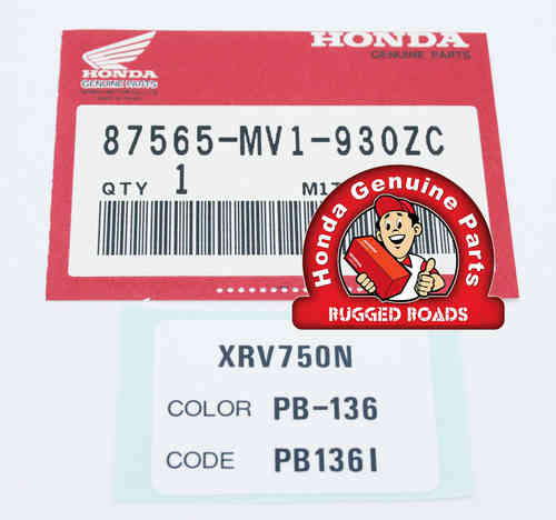 OEM Honda Label, Colour *TYPE3* (PB136I) - RD04N (1992)
