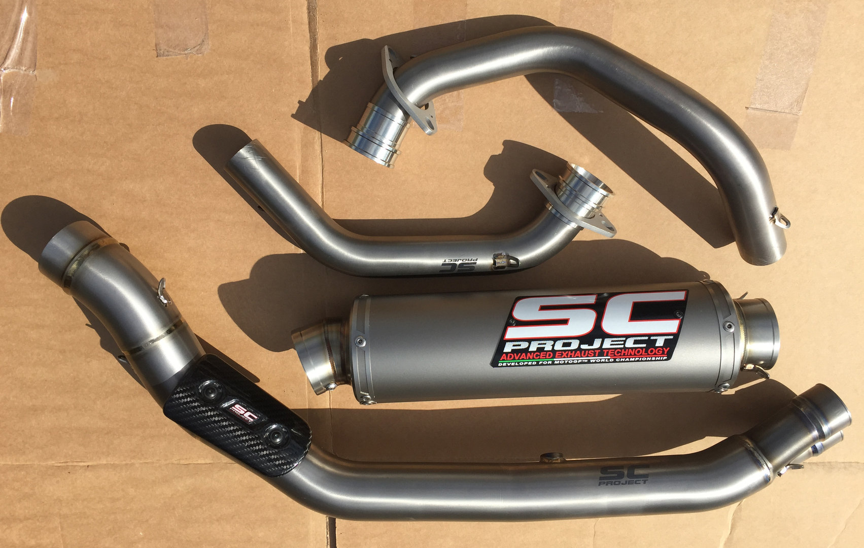 SC Projects - Full Titanium Exhaust System GP Silencer - CRF1000