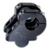 Rox Risers - Barback 1.1/2" Rise for 28mm handlebars (Fatbars) - BLACK