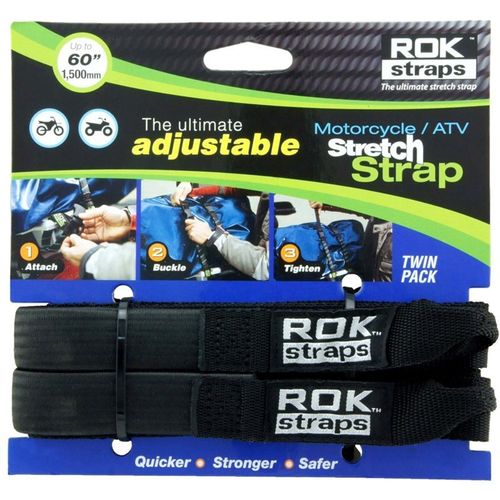 ROK Adjustable Straps LARGE Twin Pack (450mm - 1500mm)
