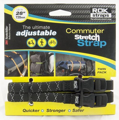 ROK Adjustable Straps COMMUTER Twin Pack (300mm - 720mm)