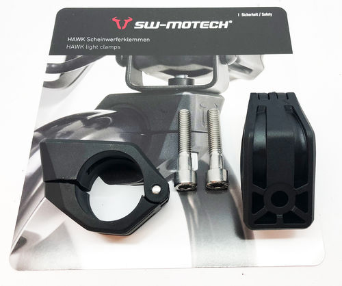 SW Motech Crash bar clamps for Auxiliary Lights