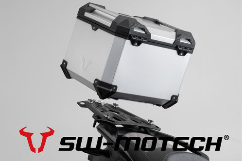 SW Motech TRAX Adventure Top Case System - SILVER for Honda CRF1000 Africa Twin (2016>)