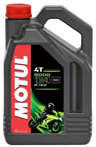 Motul 5000 10W40 Semi Synthetic Motorbike Oil - 4Ltr