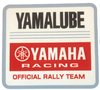 Yamalube Rally Team Decal - Red