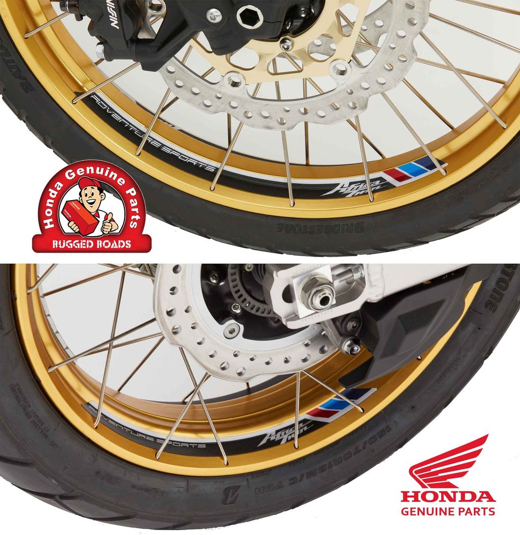 2020 Genuine Honda Africa Twin L2 Wheel Stripe Kit For Gold Rims 08F70-MKS-E20ZD