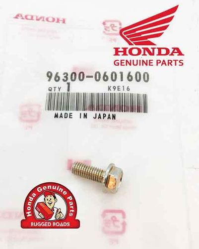 OEM Honda Flange Bolt 6X16 Rear Brake M/Cylinder - RD07/07A (1993 - 03)