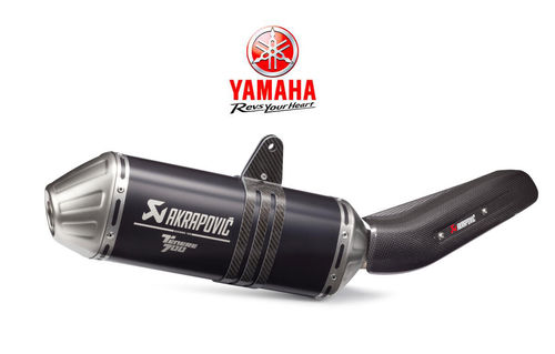 OEM Yamaha Akrapovic Titanium Black EUR4 Silencer  - Tenere 700