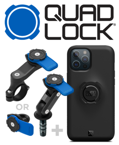 Quad Lock Moto Mount Kit - All iPhone Devices