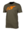 KLIM Scuffed SS T-Shirt Olive - Strike Orange - Non Current