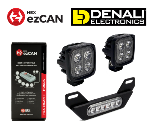 HEX ezCAN II / Denali S4 & B6 Light Kit - CRF1100 Africa Twin