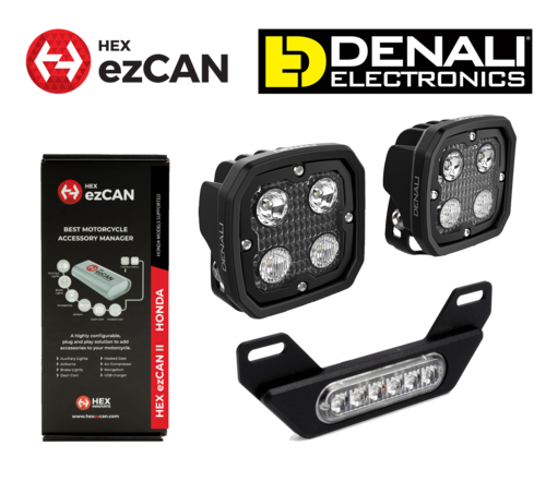 HEX ezCAN II / Denali D4 & B6 Light Kit - CRF1100 Africa Twin