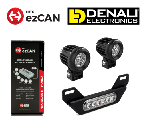 HEX ezCAN II / Denali D2 & B6 Light Kit - CRF1100 Africa Twin