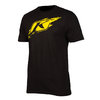 KLIM Scuffed SS T-Shirt Black - Klim Yellow - Non Current