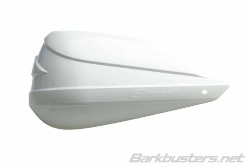 Barkbusters Storm Handguards - Plastics Only - White