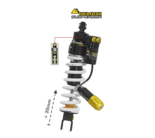 Touratech Suspension Shock Absorber Extreme High +20mm CRF1100L