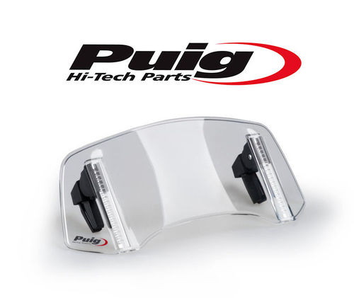 Puig Multi-Adjustable Clip-On Visor 2.0 - Light Smoke