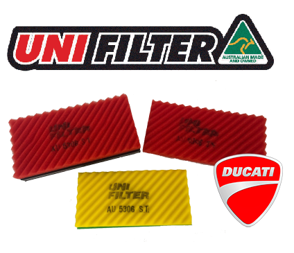 UNIFilter 2 Stage Foam  Air Filter - Ducati Desert-X