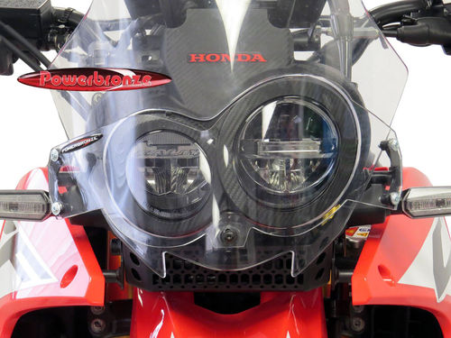 Powerbronze Headlight Guard CLEAR - Honda CRF300 Rally