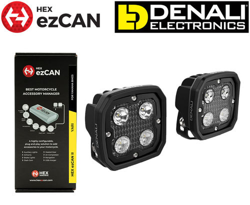 HEX ezCAN II / Denali D4 Light Kit - Tenere 700