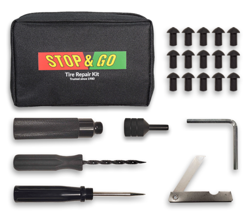 Touratech Stop & Go Pocket Tyre Plugger - Puncture Repair Kit