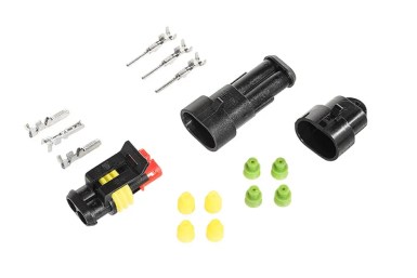 Touratech Superseal Connector - 2 Pole Set Incl. Dummy Plug