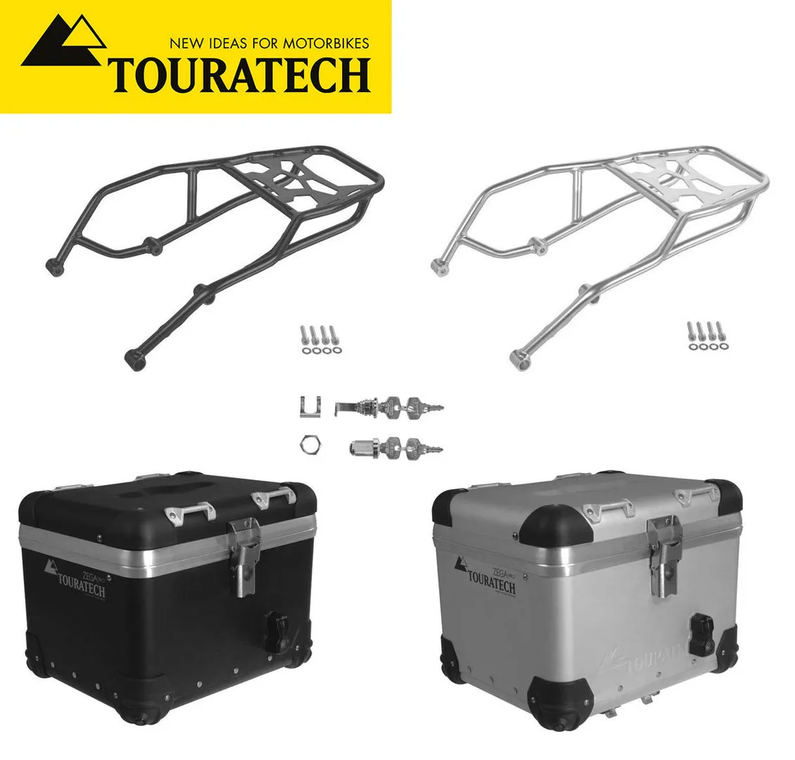 Touratech Luggage Rack With Zega Pro Top Box System - BMW R1300GS