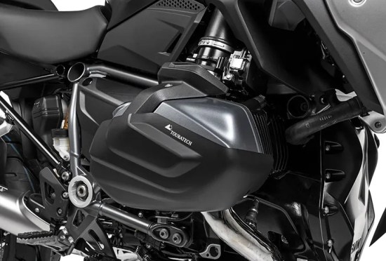 Cylinder Protection Aluminium Black (Set) For BMW R1250GS / R1250R / R1250RS / R1250RT