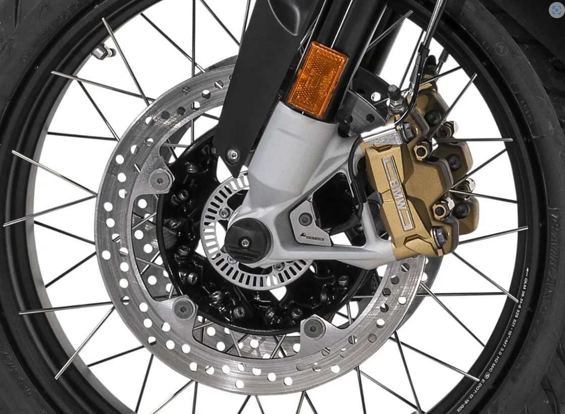 Touratech Front Axle Crash Bung Slider (Set) - BMW R1250GS (2022-)/ R1250GS Adventure (2022-)