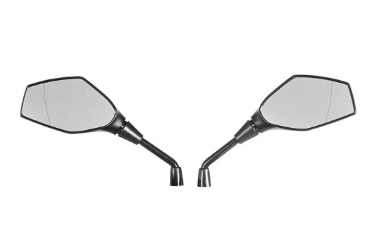 Safety Rear-View Mirror Set, Aspherical, Right-Hand Thread M10 X 1.5 - For BMW