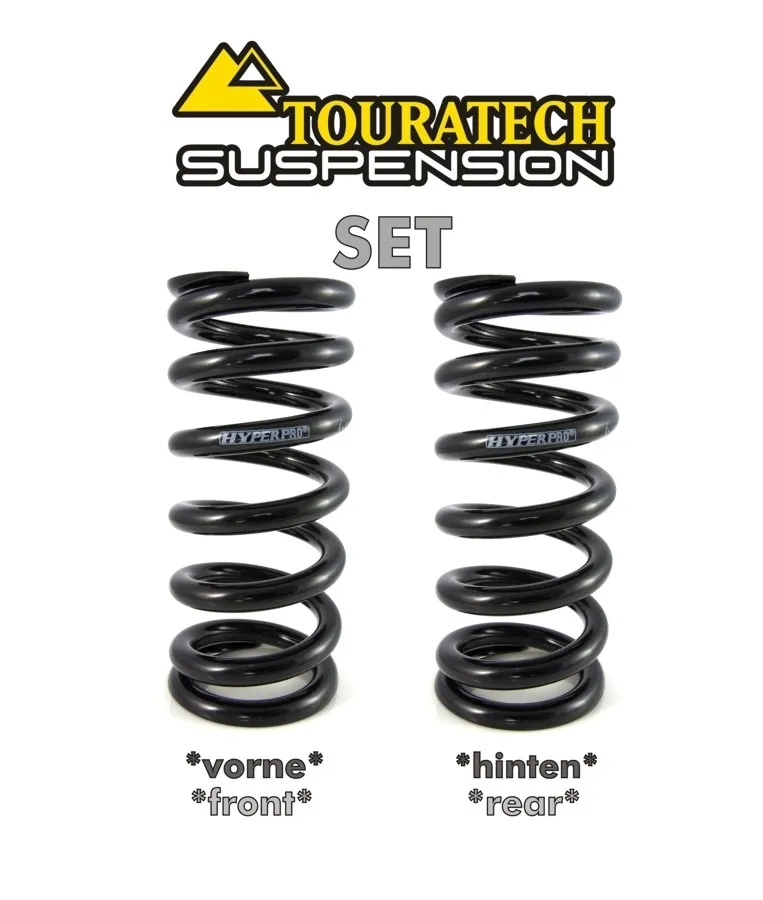 Full Set Of Hyperpro Progressive Springs - BMW R1200GS 2006-2012 With OEM Showa Shocks