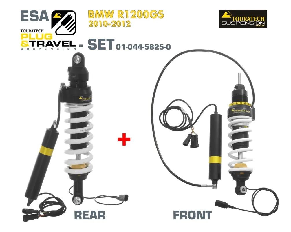 Touratech Suspension Plug & Travel-ESA SET For BMW R1200GS Model 2010-2012