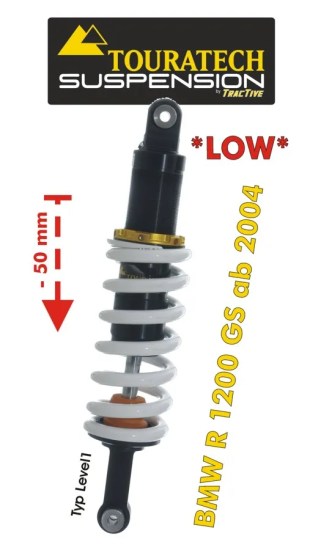 Touratech Rear 50Mm Lowering Kit - BMW R1200GS (2004-2012) Level 1