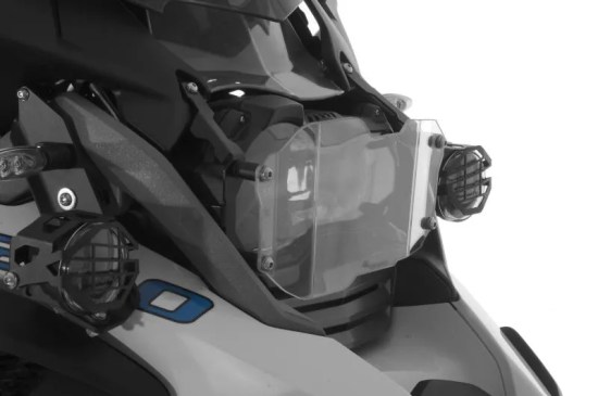 Quick Release Makrolon LED Headlight Guard - BMW R1250GS/A, R1200GS/A (LC)