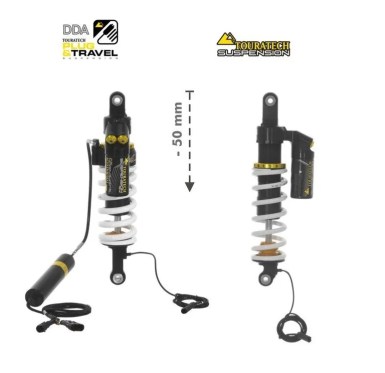 Touratech Suspension-SET Plug & Travel -50mm Lowering - BMW R1200GS - 2013 - 2016