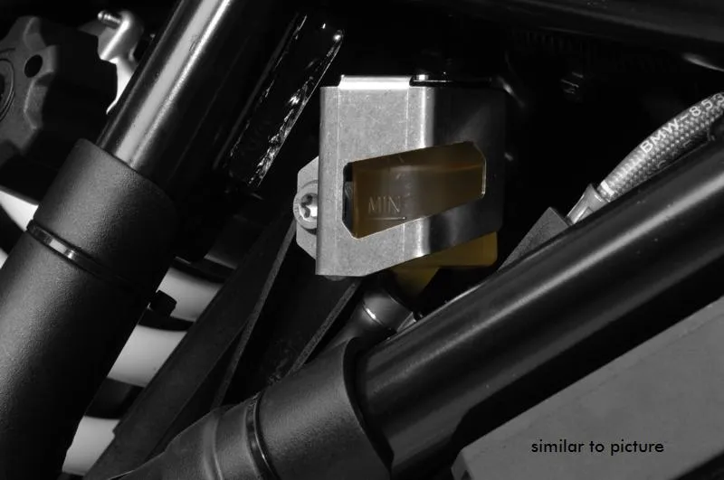 Rear Brake Reservoir Guard - Silver - BMW F850GS/A, F750GS, F800GS, F650GS - Image 3