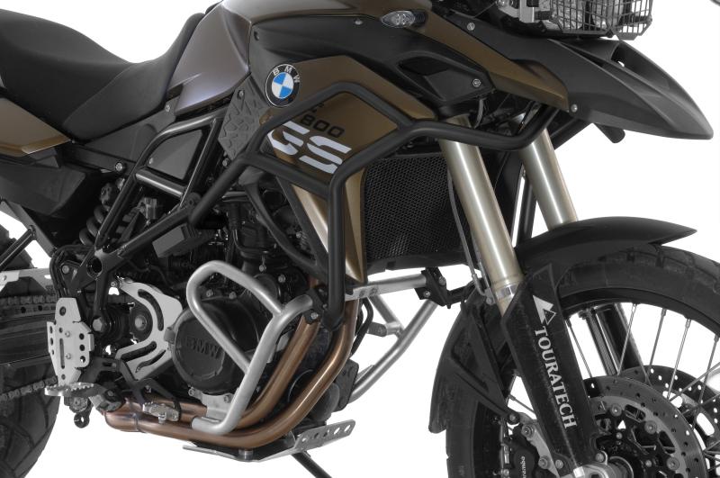 Stainless Steel Crash Bar Extension Black For BMW F700GS, F800GS 2013 Onwards