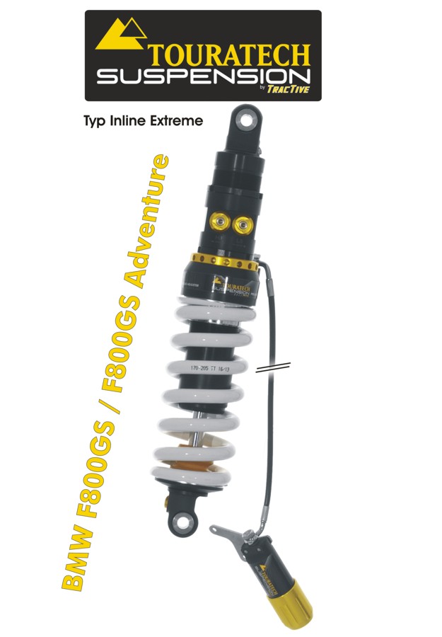 Touratech Shock Absorber - BMW F800GS/A From 2013 Onwards - Inline Extreme