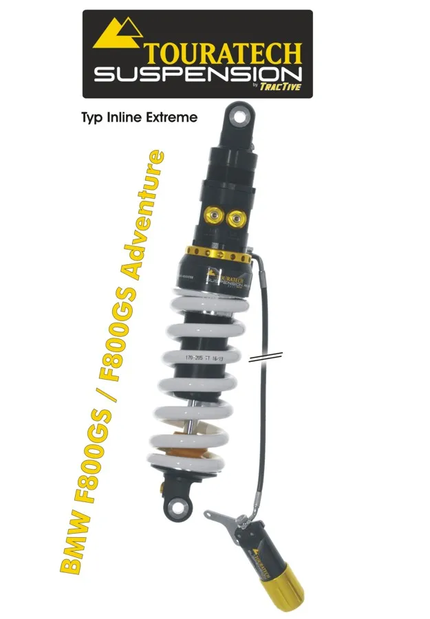 Touratech Shock Absorber – BMW F800GS/A From 2013 Onwards – Inline Extreme