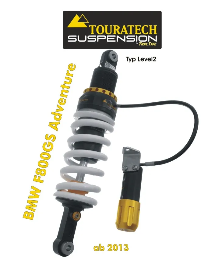 Touratech Suspension Shock Absorber For BMW F800GS ADV From 2013 Type Level2/Explorehp